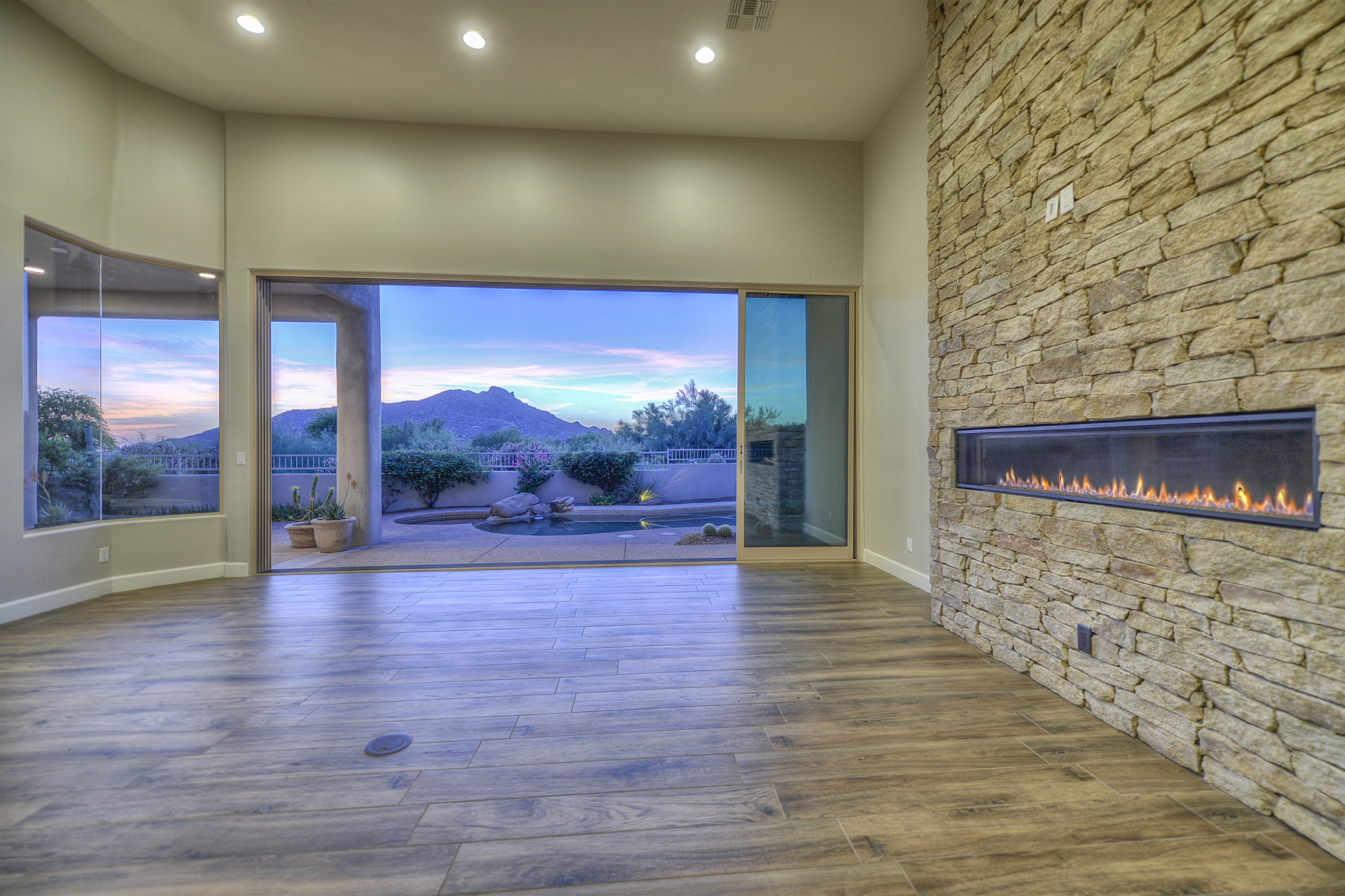 008_Fireplace Detail Luxury Living Homes